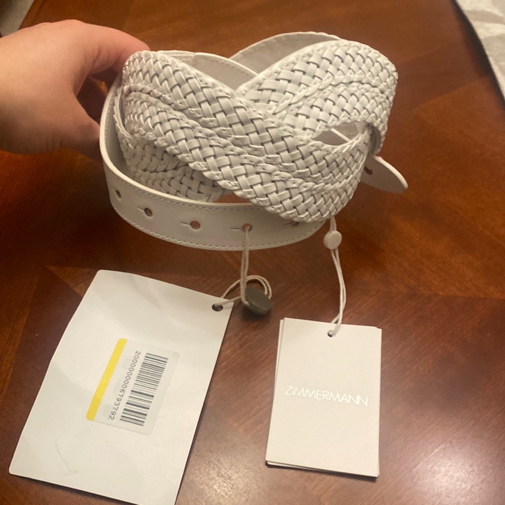 Gorgeous BRAND NEW ZIMMERMANN SUMMER BELT.genuine leather belt (braided).